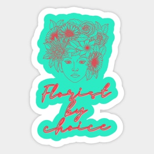 Blooming Florist Sticker